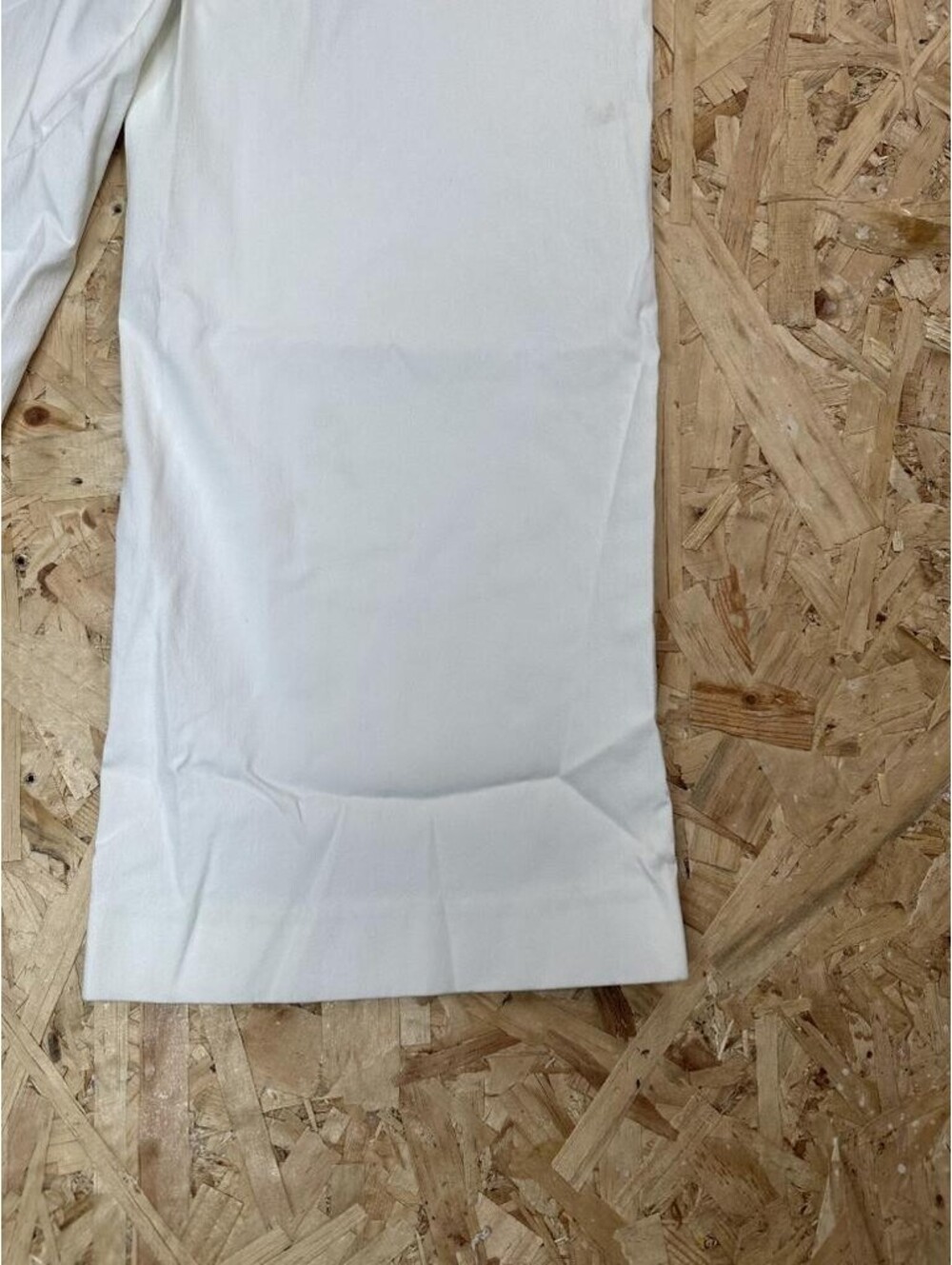 Chicos White Wide Leg Crop Pants Womens Size 0.5P US 6P Pull On Stretch Cropped - Picture 11 of 15
